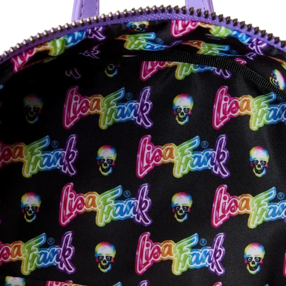New! Loungefly x Lisa Frank Halloween Sticker Mini Backpack - Picture 5 of 12